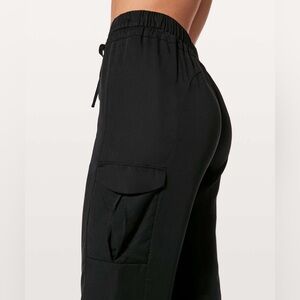 Lululemon Athletica Black Cargo Joggers